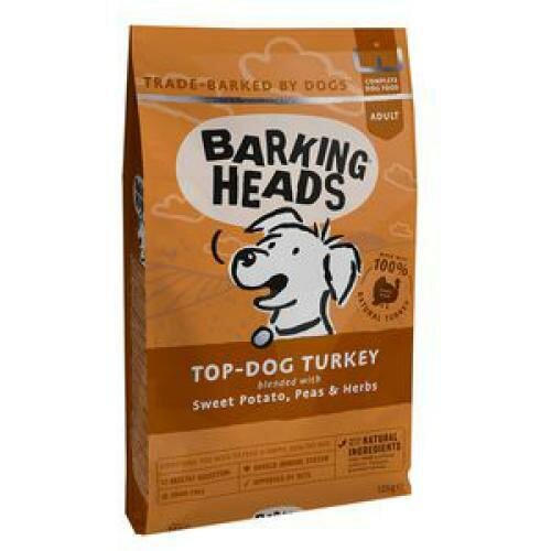 Сухой беззерновой корм для собак Barking Heads с индейкой и бататом "Бесподобная индейка" 12 кг.