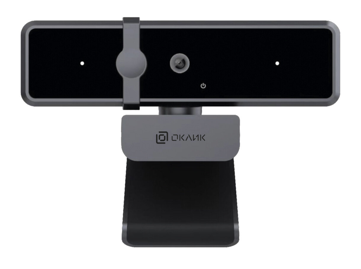 Oklick Камера Web Оклик OK-C35 черный 4Mpix (2560x1440) USB2.0 с микрофоном
