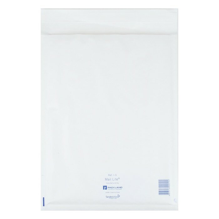 Крафт-конверт с воздушно-пузырьковой плёнкой Mail lite H/5, 27 х 36 см, white