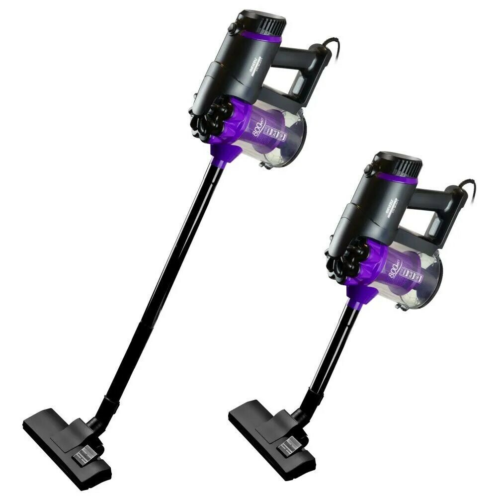Пылесос Ginzzu VS115 черно/фиолетовый