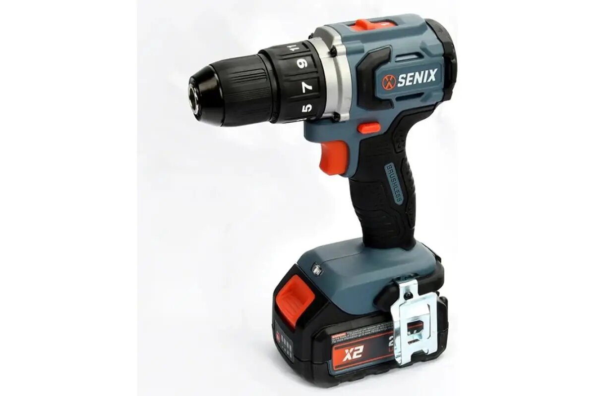 фото Дрель-шуруповерт аккумуляторная Senix PDDX2-M2, 20 В Li-Ion без АКБ и ЗУ