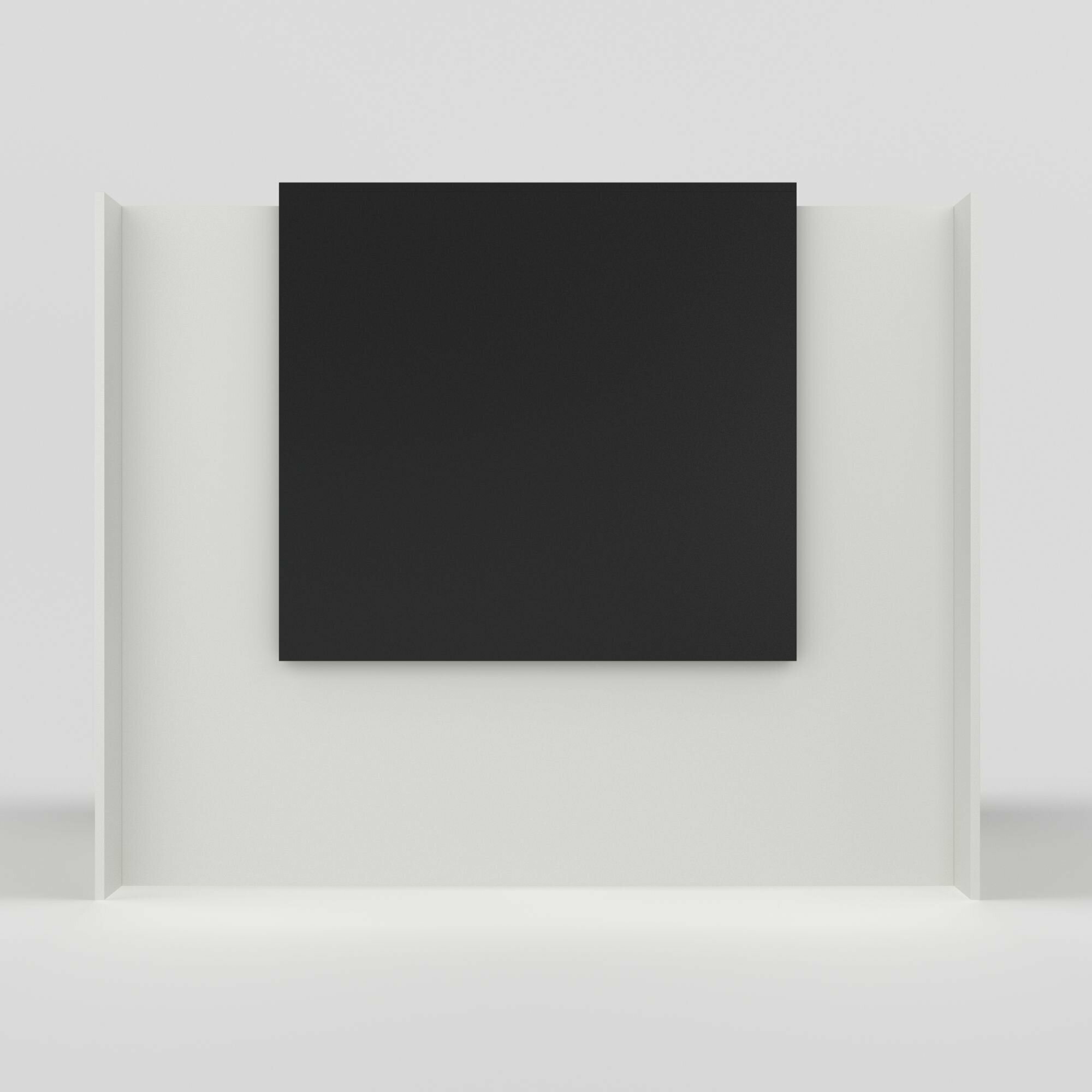 Ресепшн белый Квадрат чёрный 1000х1200х600 / Подсветка RGB - фотография № 2