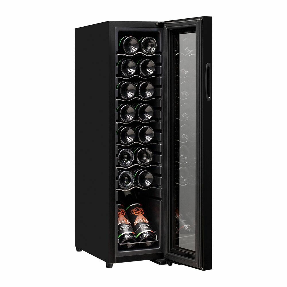 Винный шкаф Meyvel MV16-CBD1 (компрессорный винный холодильник на 16 бутылок) - фотография № 1