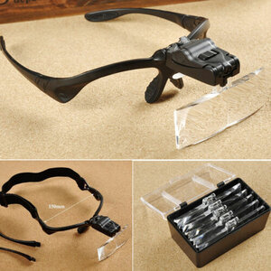 Magnifier Glasses w/5 multi lenses - Очки увеличительные со сменными линзами (5 шт)