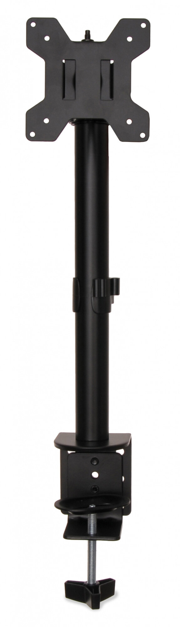 Buro Кронштейн для мониторов ЖК Buro M061 черный 17"-32" макс.8кг крепление к столешнице поворот и наклон