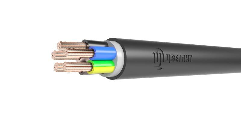 Кабель ППГнг(А)-HF 5х25 МК (N PE) 0.66кВ (м) Цветлит 00-00140606, 100 м