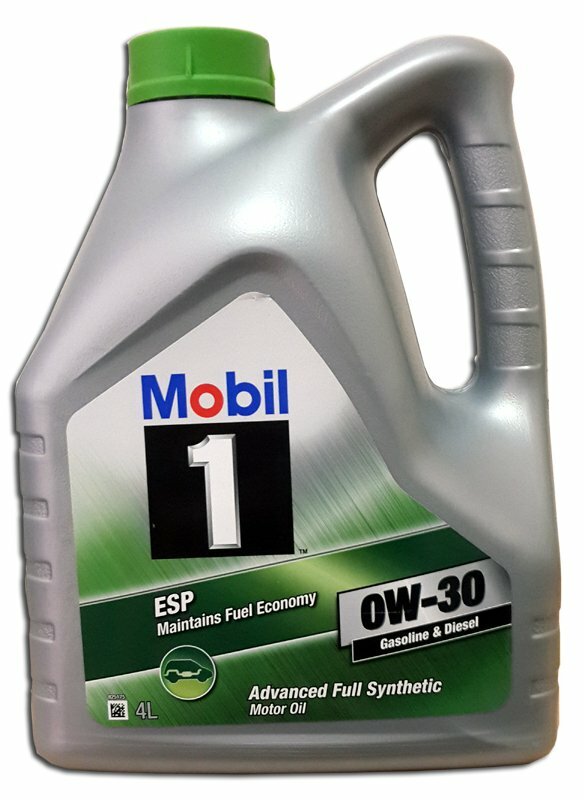 Моторное масло Mobil 1 ESP 0W-30 (4л) синтетическое (арт. 153754) MOB1-0W30ESP-4L