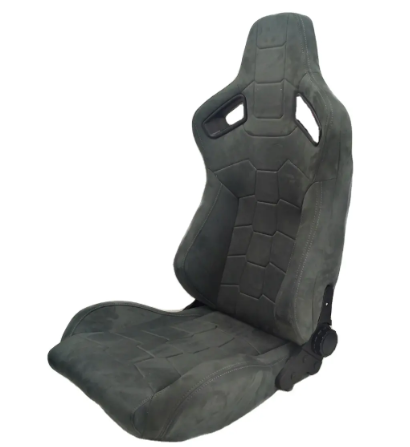 Спортивное гоночное сиденье: Универсальное автокресло, серое, из высококачественной кожи, новый дизайн арт. 1074BS