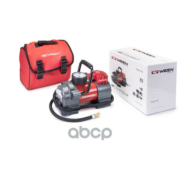 фото Компрессор Original-0002 (160 W, 30l/Min, 12 V, 7 Атм./100 Psi) Комплект Переходников Сумка (1 Шт.) Ween арт. 172-0002