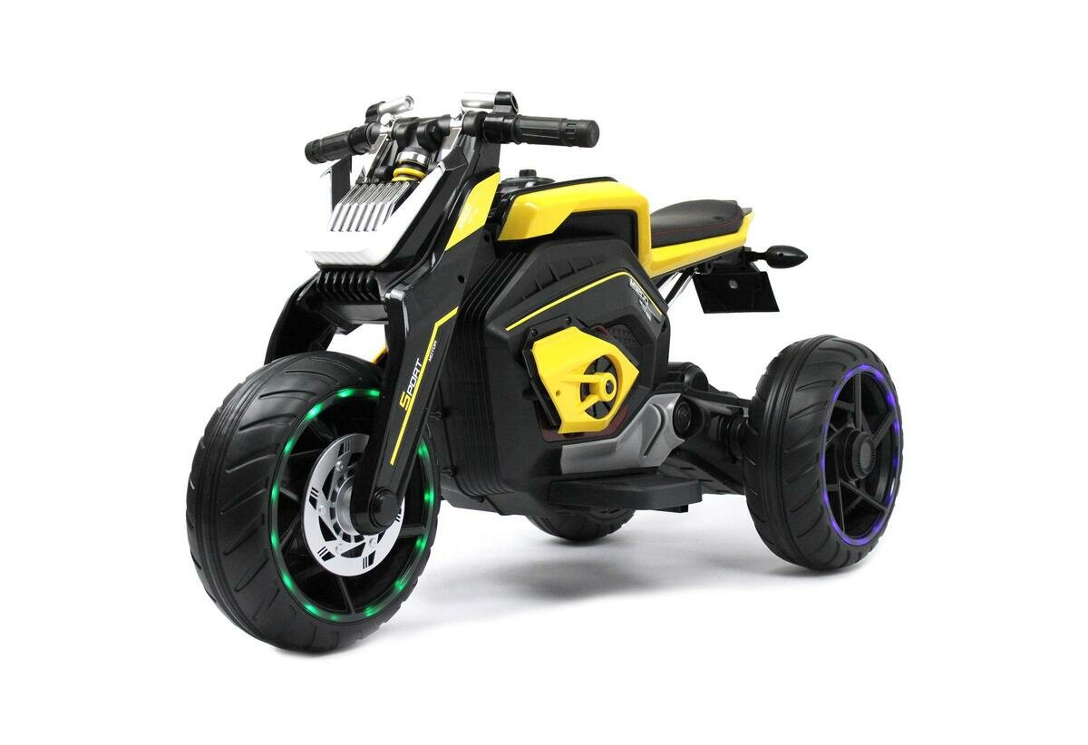 Детский трицикл X222XX желтый (RiverToys)