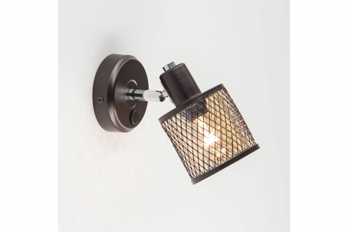 фото Спот Citilux Робин CL535615, E14, 60 Вт, цвет арматуры: коричневый