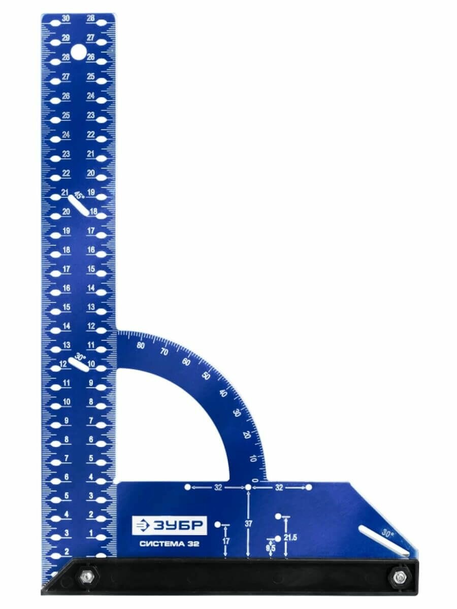 Угольник Система-32 разметочный мебельный 34398-30