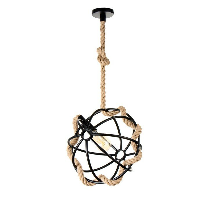 фото Светильник BayerLux "Глоба" Е27 40Вт черный 33х33х33-113см