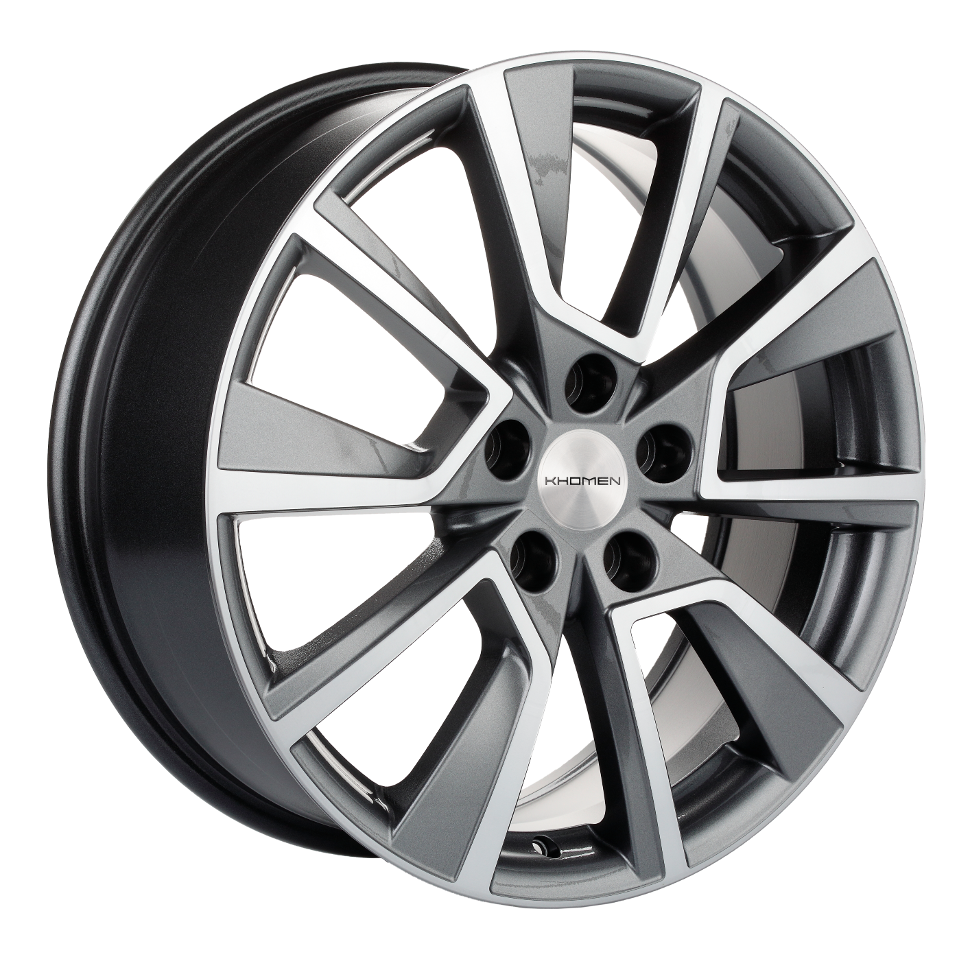 Khomen Wheels KHW1802 7x18 5x114,3 ET35 Dia60.1 Gray-FP ()