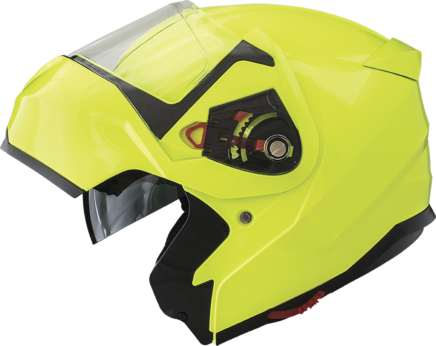 Шлем SHIRO SH501 Freedom Yellow Fluor XS