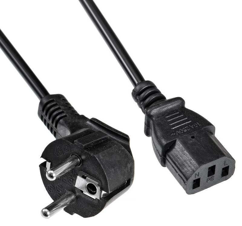 Кабель питания NINGBO AN23-1000-3, Europlug (m) - IEC320-C13, 3м, черный - фото №3