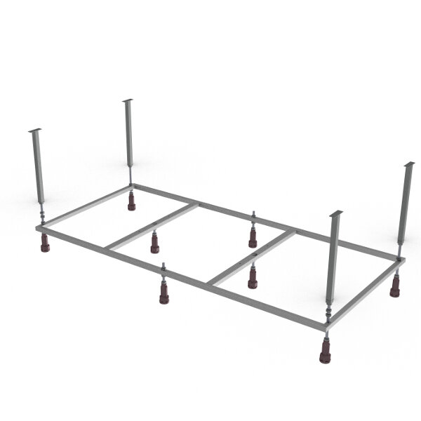 Ванна акриловая Каспий MIRSANT "Premium" 170*75 + Каркас + Фронтальная Панель