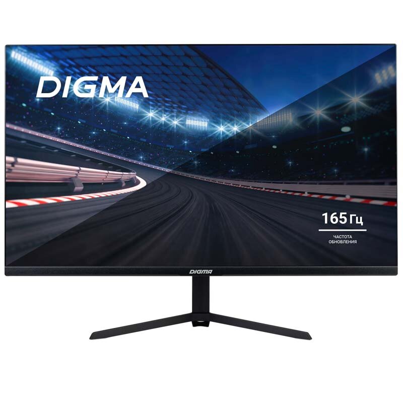 DIGMA Монитор Digma 23.8" Gaming Overdrive 24P510F черный IPS LED 1ms 16:9 HDMI матовая 1000:1 280cd 178гр/178гр 1920x1080 165Hz DP FHD 2.9кг