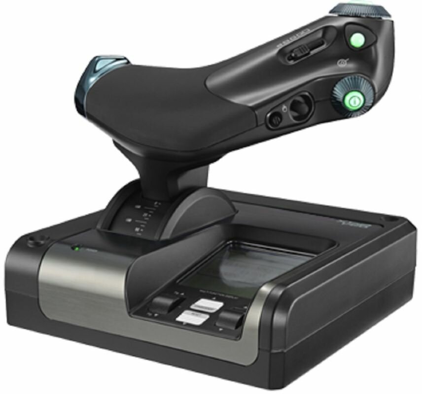 Геймпад Logitech G Saitek X52 Pro Flight Control System черный USB виброотдача