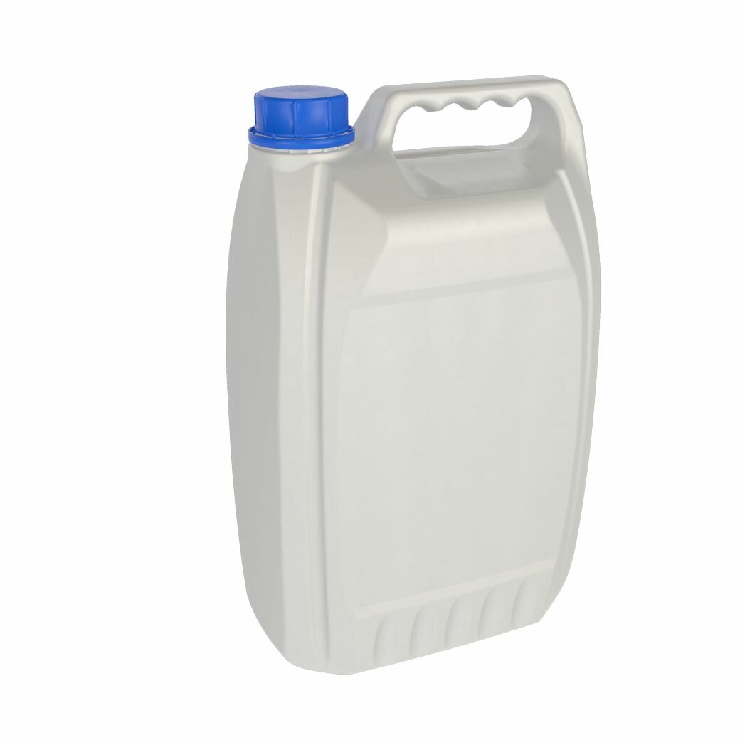Канистра для воды пищевая пластиковая для сада 5 литров 4 шт. Емкость для воды и другой жидкости с крышкой и ручкой для хранения и транспортировки