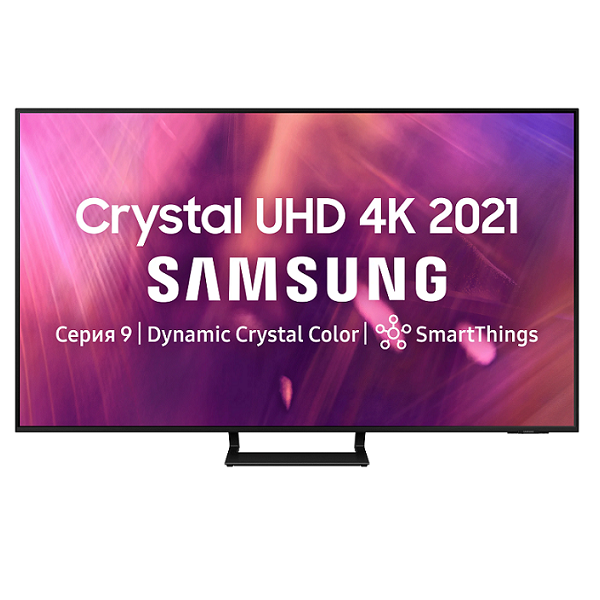 Телевизоры Телевизор Samsung UE55AU9000U 2021 LED, HDR RU, черный