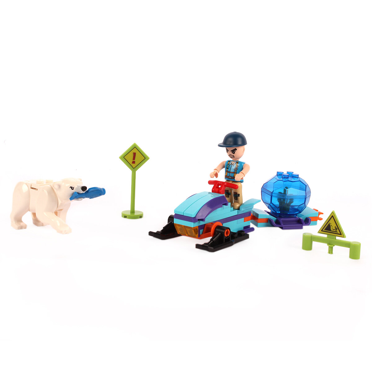 фото Конструктор блочный Аусини Арктика 59дет., кор. 29312