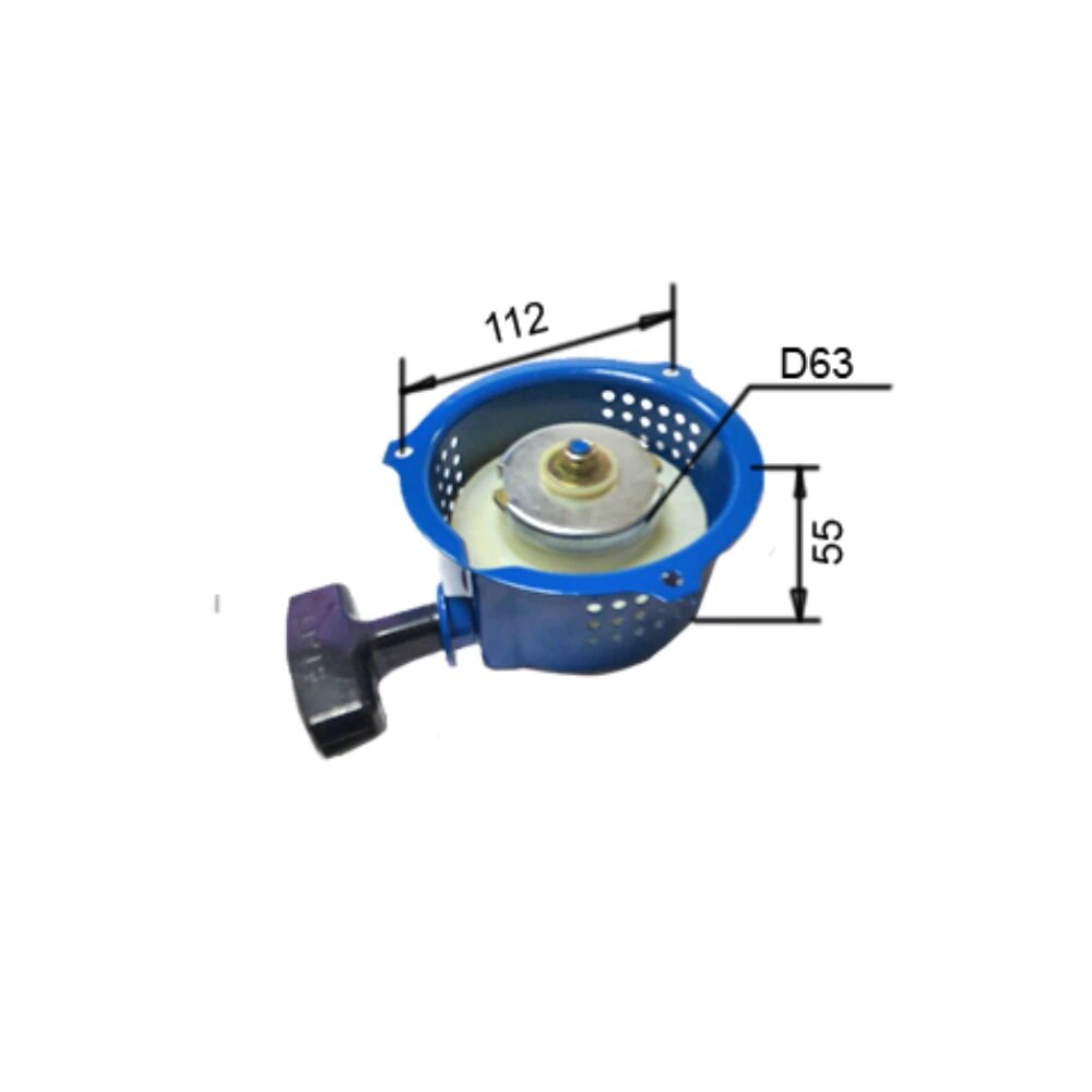 Ручной стартер подходит для мотоблоков, мотокультиваторов Крот