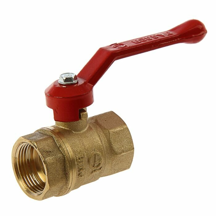 фото Кран шаровой "галлоп" DN-20 220, внутренняя/внутренняя резьба 3/4", ручка для дома