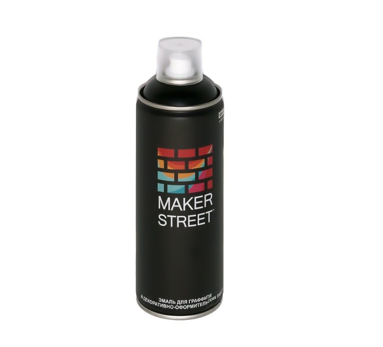 Vista-Artista Эмаль для граффити "Makerstreet", №001 Черный матовый