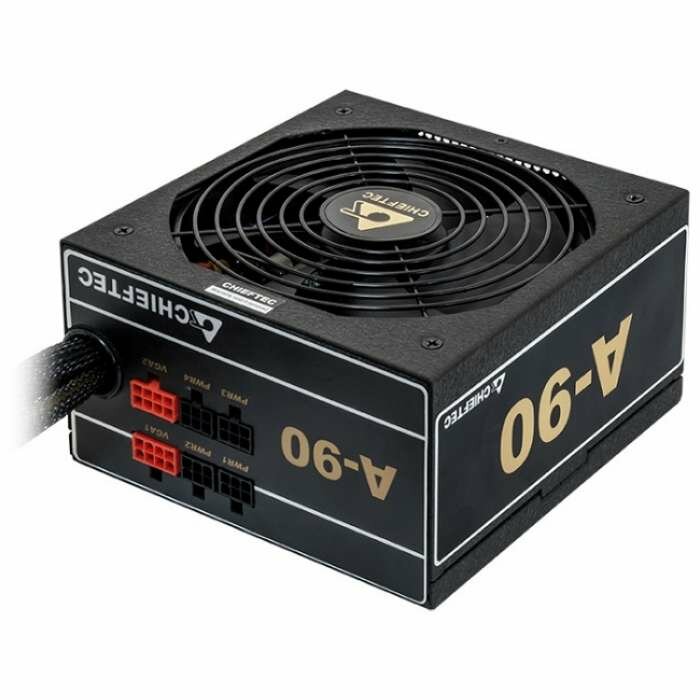 Chieftec PSU GDP-550C 550W A-90 ATX2.3/EPS12V 230V CabMan RT 90%+ 14cm Fan Active PFC Fix:20+4, 8(4+4)p Mod:2x8(6+2)PCI-E,2x(SATAx3),3xMolex+Flop