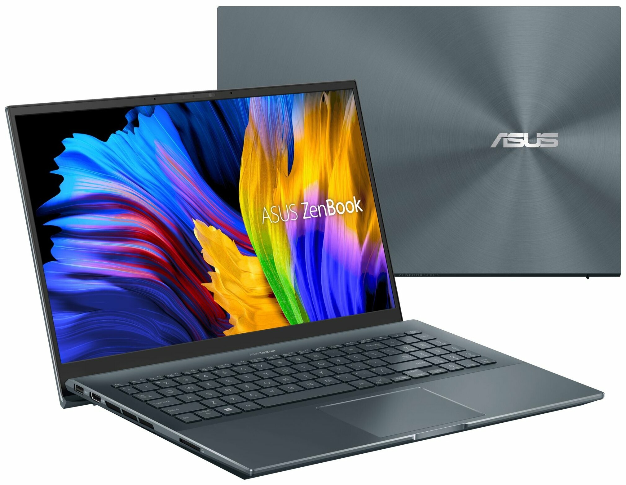 Ноутбук Asus ZENBOOK Pro 15 UM535Qa-KS241 90NB0UK1-M00BN0 (AMD Ryzen 7 3200 MHz (5800H)/16384Mb/1024 Gb SSD/15.6"/1920x1080/Нет (Без ОС))