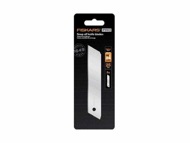 Лезвия сменные для ножа 25мм 5шт. CarbonMax FISKARS (1027233)