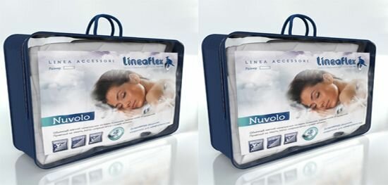 Наматрасник LINEAFLEX NUVOLO 100 поликоттон с бурлетом(стежка 100 гр./кв.м) 140х200 см. - фотография № 2