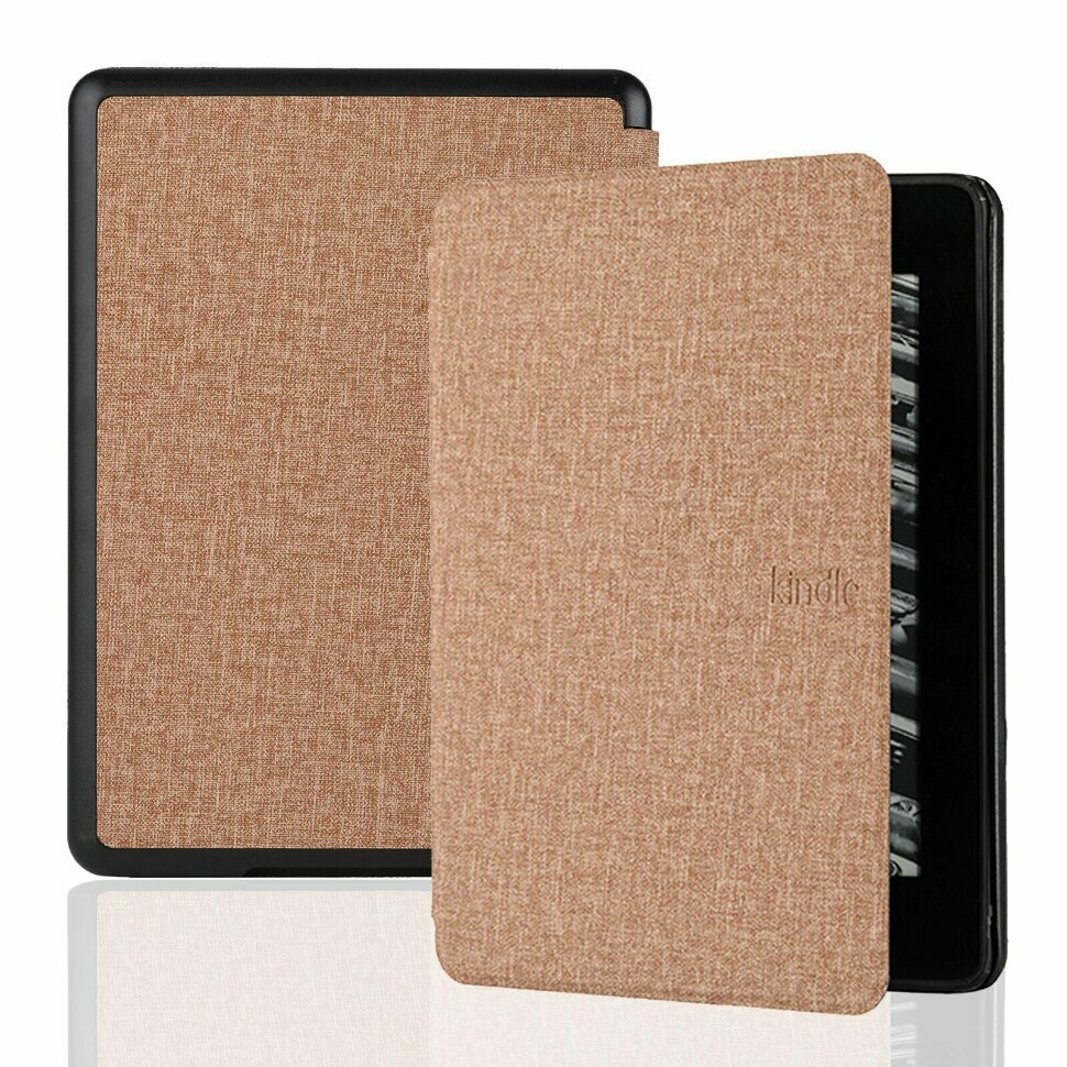 Тканевый чехол для Amazon Kindle Paperwhite 2021 11th Generation 68 дюйма (коричневый)