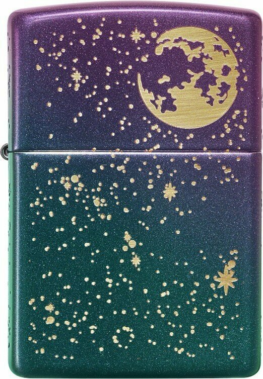 Оригинальная бензиновая зажигалка ZIPPO Classic 49448 Starry Sky с покрытием Iridescent - Звездное Небо