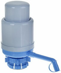 Помпа для воды Standart, механическая, под бутыль от 11 до 19 л, голубая