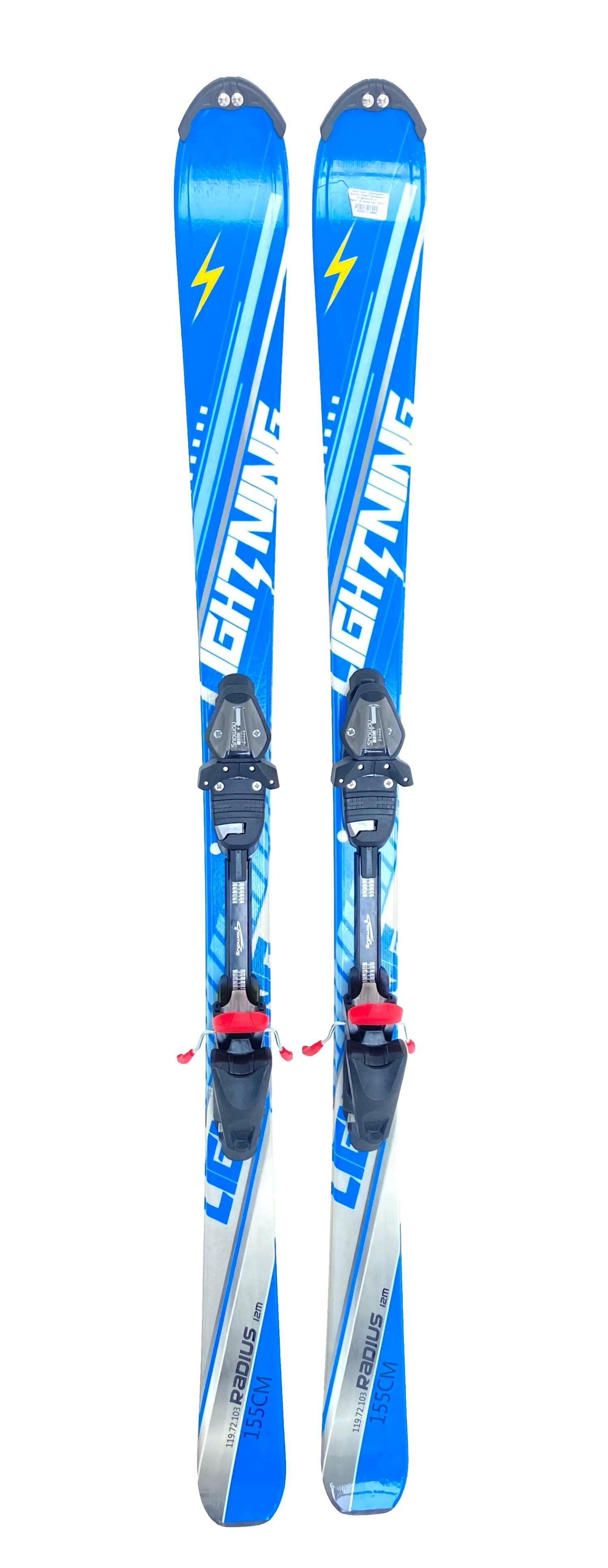 Горные лыжи с креплениями Lightning Xwing 72 Blue/White + кр. Snoway SX 10 (Радиус: 12; Длина лыж: 155 см)