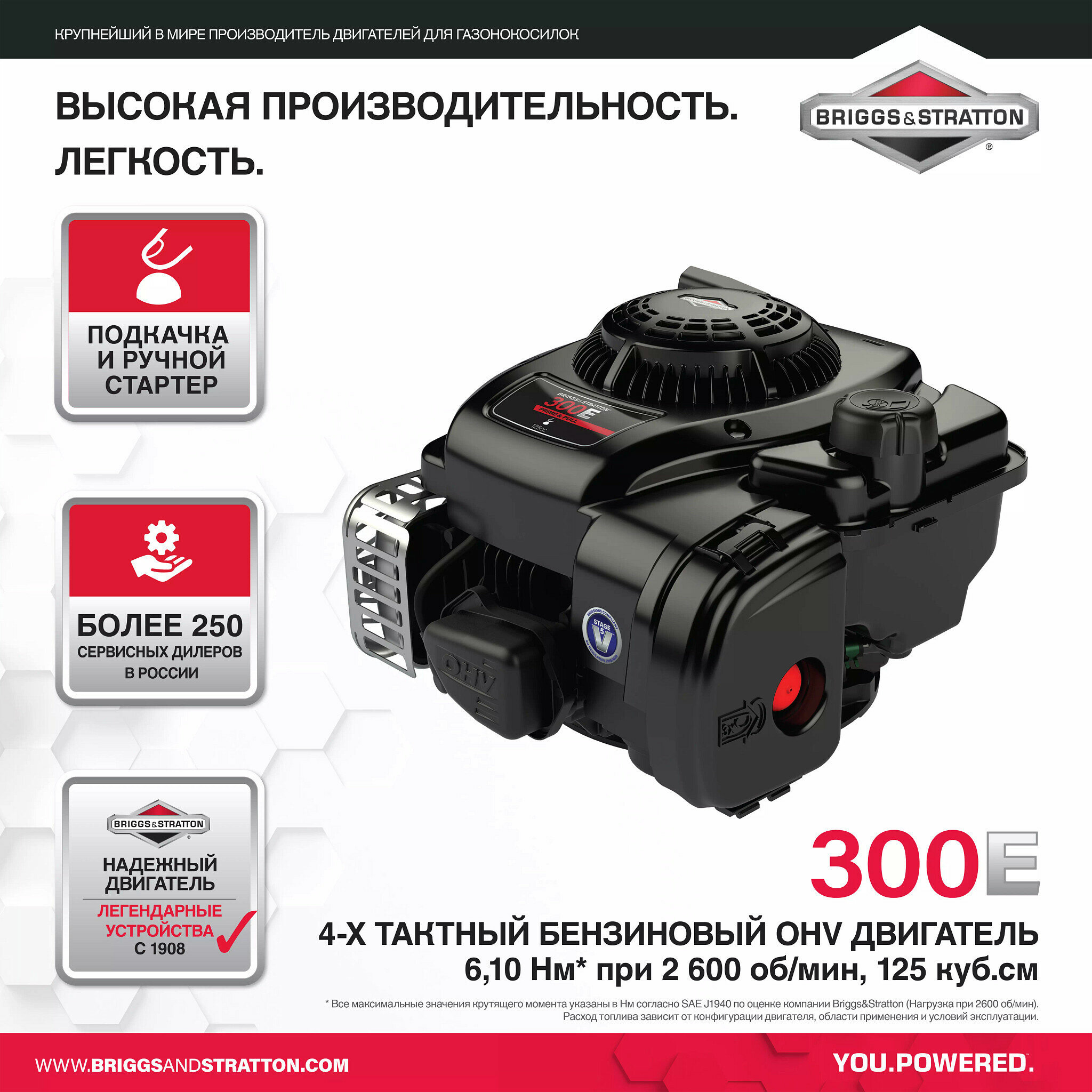 Газонокосилка бензиновая самоходная Sterwins Comfort Briggs&Stratton 2.3 л.с 40 см - фотография № 3