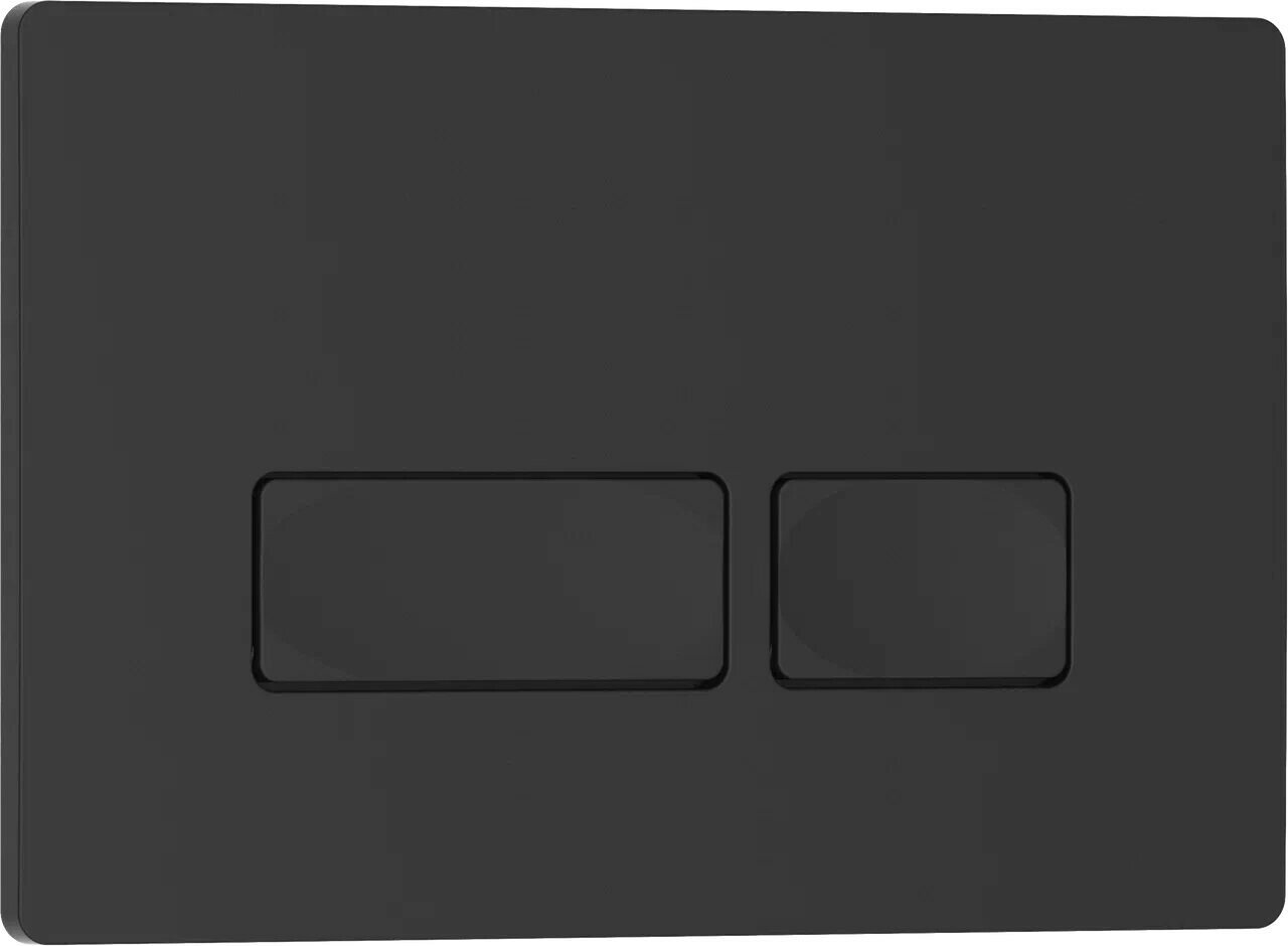 Кнопка смыва Iberica Blanca ESTI-R 246х165мм черный матовый, пластик (IB. B021.002.000)