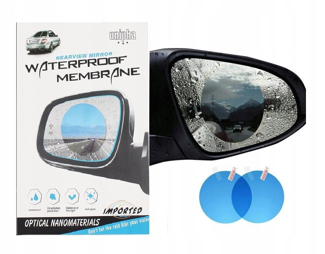 Пленка Антидождь на зеркало автомобиля Waterproof Membrane unipha