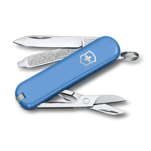 Нож перочинный Victorinox Classic Summer Rain (0.6223.28g) 58мм 7функц. карт.коробка 0.6223.28G