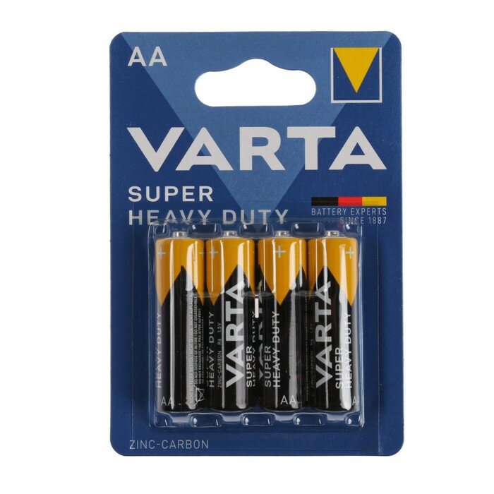Батарейка солевая Varta SuperLife AA R6-4BL 1.5В блистер 4 шт.