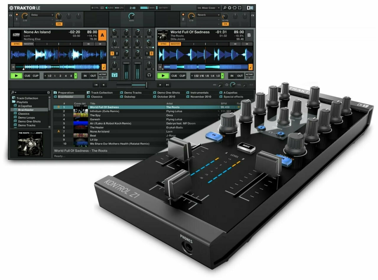 Native Instruments Traktor Kontrol Z1 DJ-контроллер — фото 2