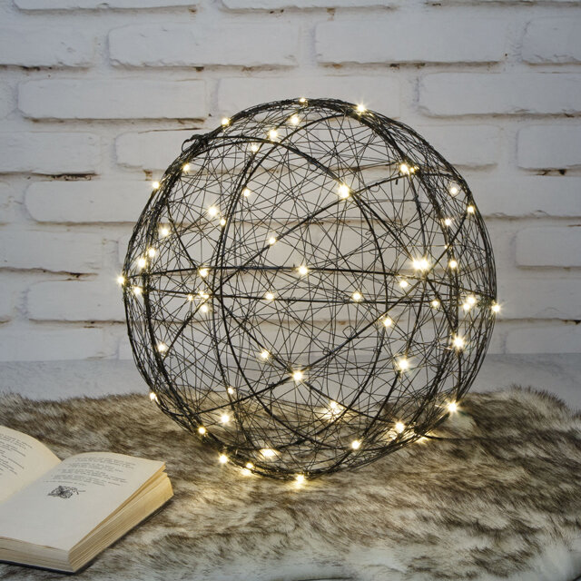 Kaemingk Светящийся шар Gold Coast - Sphere 40 см 60 теплых белых Big&Bright LED ламп IP44 9490986