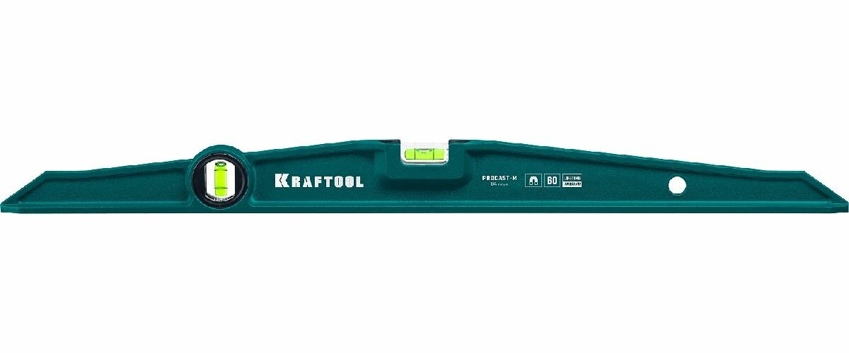 Магнитный литой уровень KRAFTOOL 600 мм PROCAST-M (34718-060)