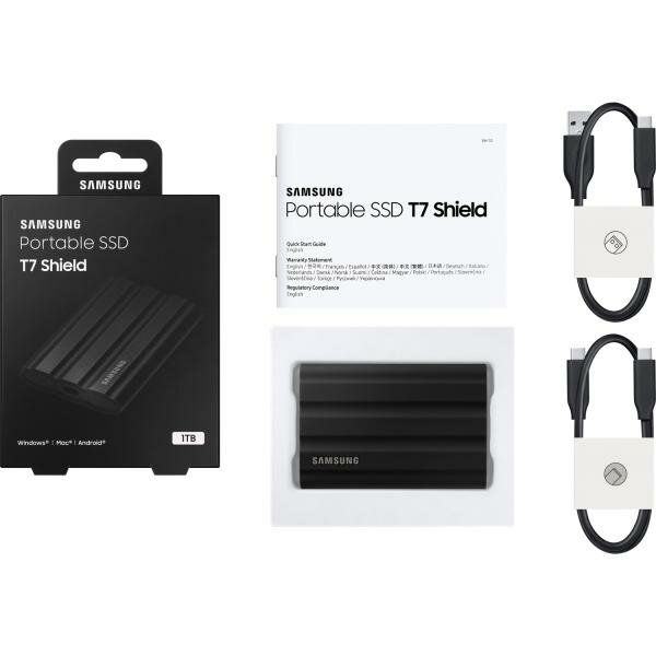 Внешний SSD Samsung 1Tb T7 Shield (MU-PE1T0K/WW) - фото №8