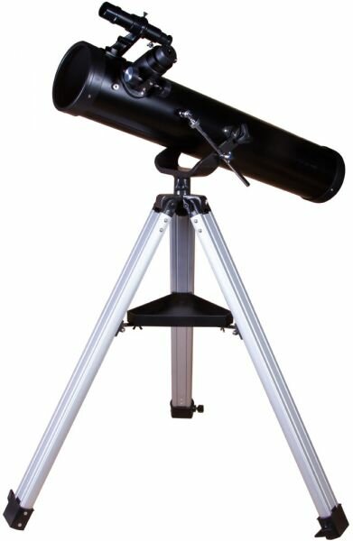 Телескоп на штативе Levenhuk Skyline BASE 100S рефлекторный, ручной, фокусное расстояние 700 мм, макс. увеличение 204 крат