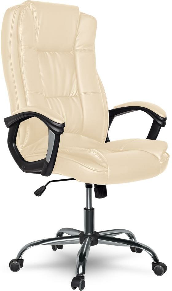 Кресло для руководителя College College CLG-616 LXH обивка: искусственная кожа цвет: кожа pu с полиур. покр. бежевая