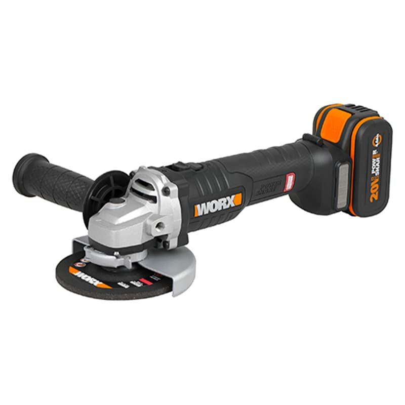 Угловая шлифмашина (болгарка) WORX WX812.9 20V аккумуляторная без батареи и зарядки