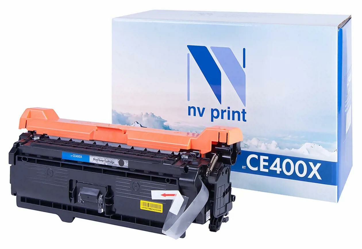 Картридж лазерный NV-Print NV-CE400XBk, черный